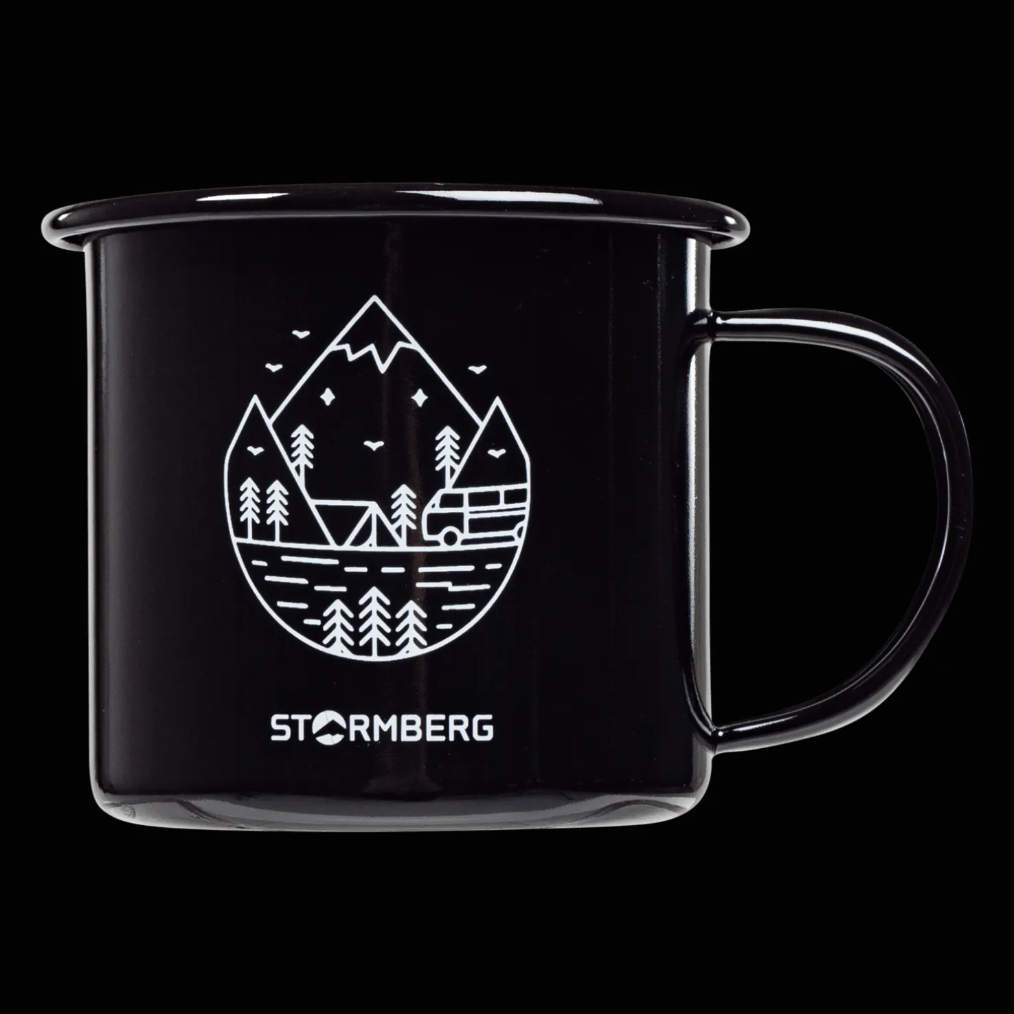 Enamel Cup 0,35l, emalimuki - Kattilat Ja Ruokailuvälineet - Enamel Cup 0,35l, emalimuki