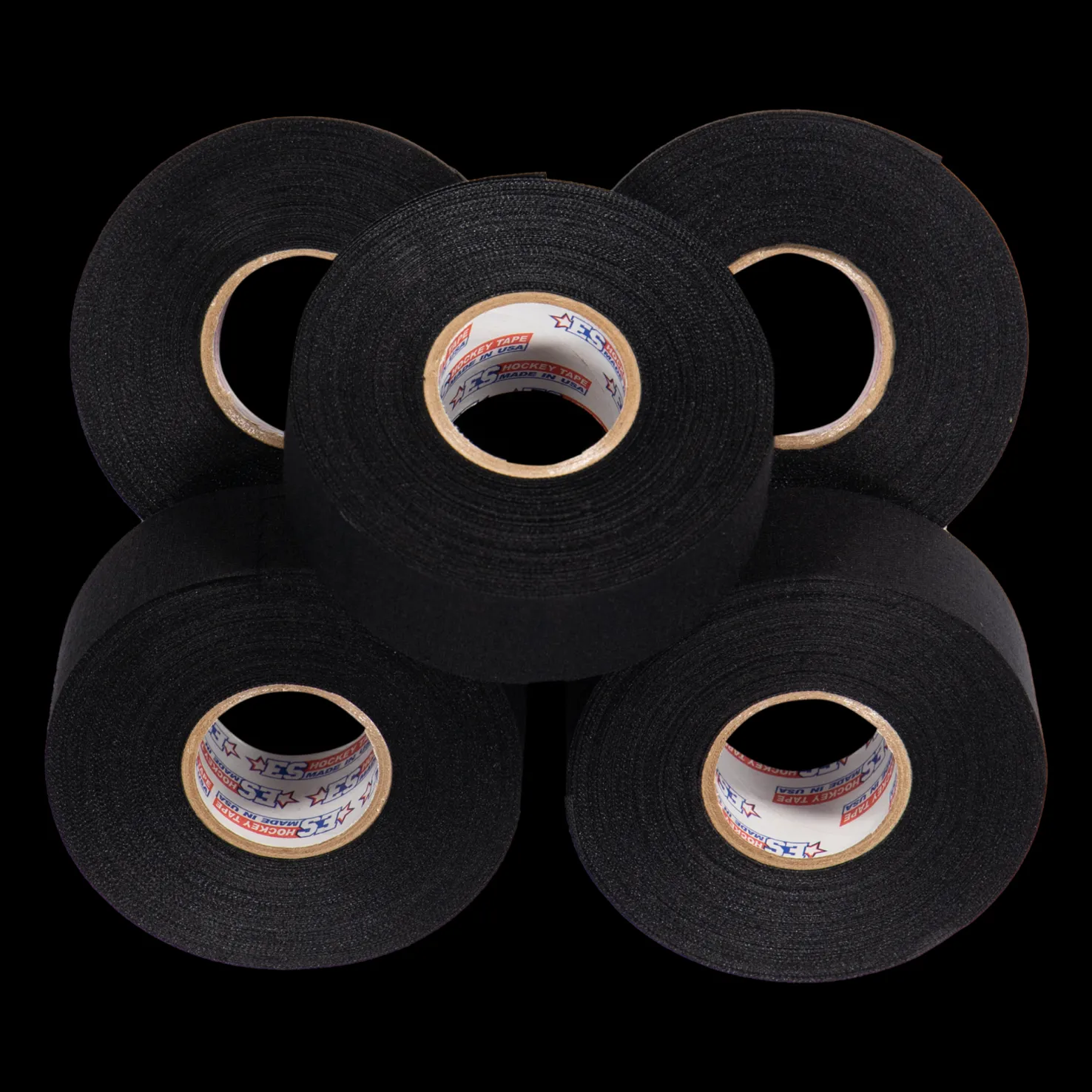ES tape Cloth Tape 36mmx25m black 40 pack-21/22, jääkiekkoteippi - Jääkiekkoteipit - ES tape Cloth Tape 36mmx25m black 40 pack-21/22, jääkiekkoteippi