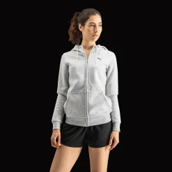 ESS Small Logo Full-Zip Hoodie FL, huppari naiset - Vapaa-Ajan Paidat - ESS Small Logo Full-Zip Hoodie FL, huppari naiset