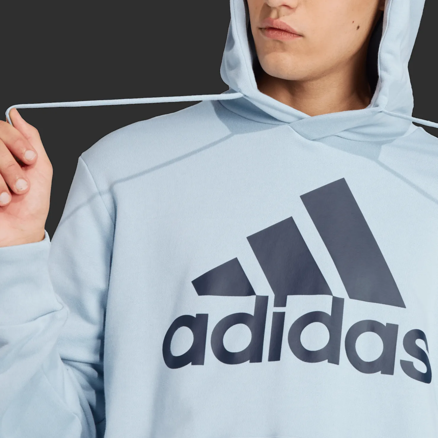 Essential French Terry Big Logo, miesten huppari - Hupparit - Essential French Terry Big Logo, miesten huppari