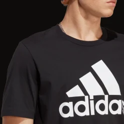 Essential Single Jersey Big Logo T-Shirt, miesten t-paita - Vapaa-Ajan T-Paidat - Essential Single Jersey Big Logo T-Shirt, miesten t-paita