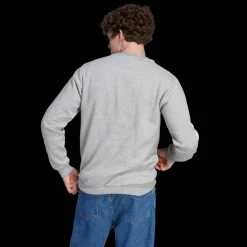 Essentials Fleece 3-Stripes Sweatshirt, miesten collegepaita - Hupparit - Essentials Fleece 3-Stripes Sweatshirt, miesten collegepaita