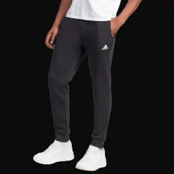 Essentials Fleece Tapered Cuffed Joggers, miesten collegehousut - Vapaa-Ajan Housut - Essentials Fleece Tapered Cuffed Joggers, miesten collegehousut