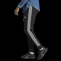 Essentials French Terry 3-Stripes Pant, collegehousut miehille - Vapaa-Ajan Housut - Essentials French Terry 3-Stripes Pant, collegehousut miehille