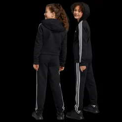 Essentials 3-Stripes Fleece Joggers, nuorten collegehousut - Vapaa-Ajan Housut - Essentials 3-Stripes Fleece Joggers, nuorten collegehousut