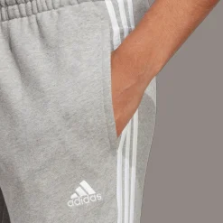 Essentials 3-Stripes French Terry Cuffed Pant, naisten collegehousut - Vapaa-Ajan Housut - Essentials 3-Stripes French Terry Cuffed Pant, naisten collegehousut