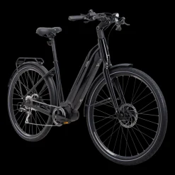 E-Trekking 1.0 Wave JET BLACK 24, naisten hybridisähköpyörä - Sähköpyörät - E-Trekking 1.0 Wave JET BLACK 24, naisten hybridisähköpyörä