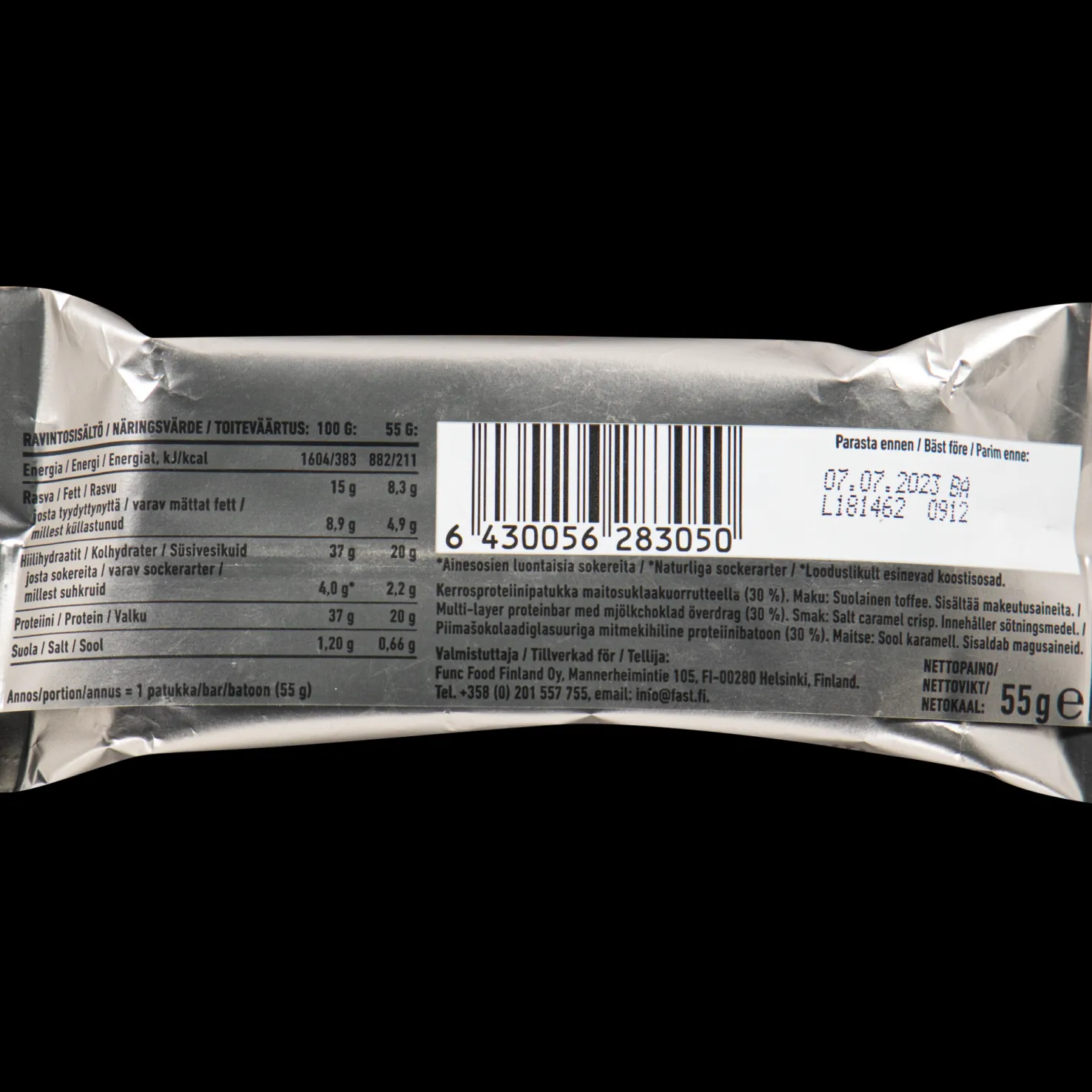FAST ROX 55g White Chocolate and Cookies & Cream, proteiinipatukka - Proteiinipatukat - FAST ROX 55g White Chocolate and Cookies & Cream, proteiinipatukka