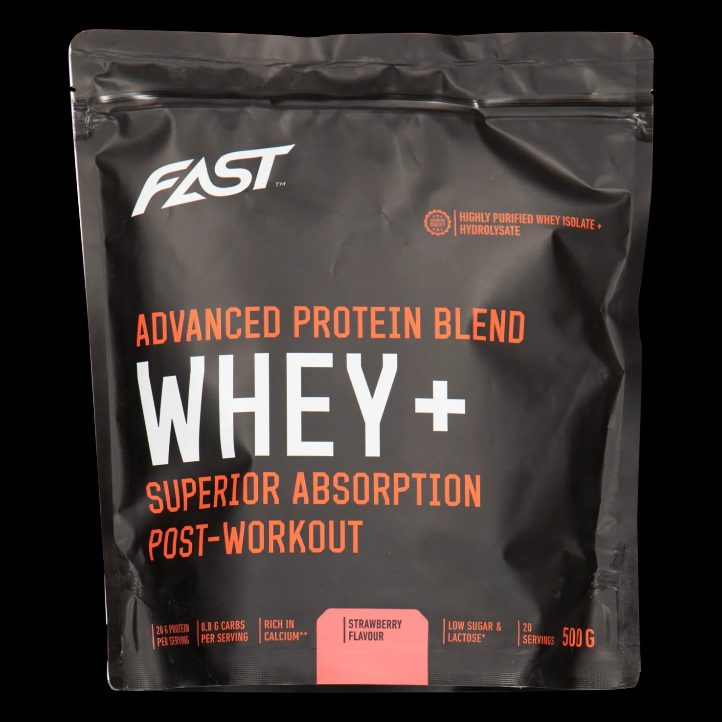 Fast Whey+ Mansikka - Proteiinilisät - Fast Whey+ Mansikka