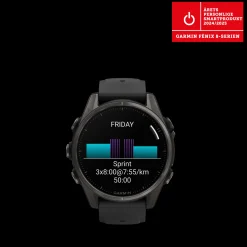 fenix 8 – 43 mm, AMOLED, Sapphire, älykello, unisex - Sykemittarit - fenix 8 – 43 mm, AMOLED, Sapphire, älykello, unisex