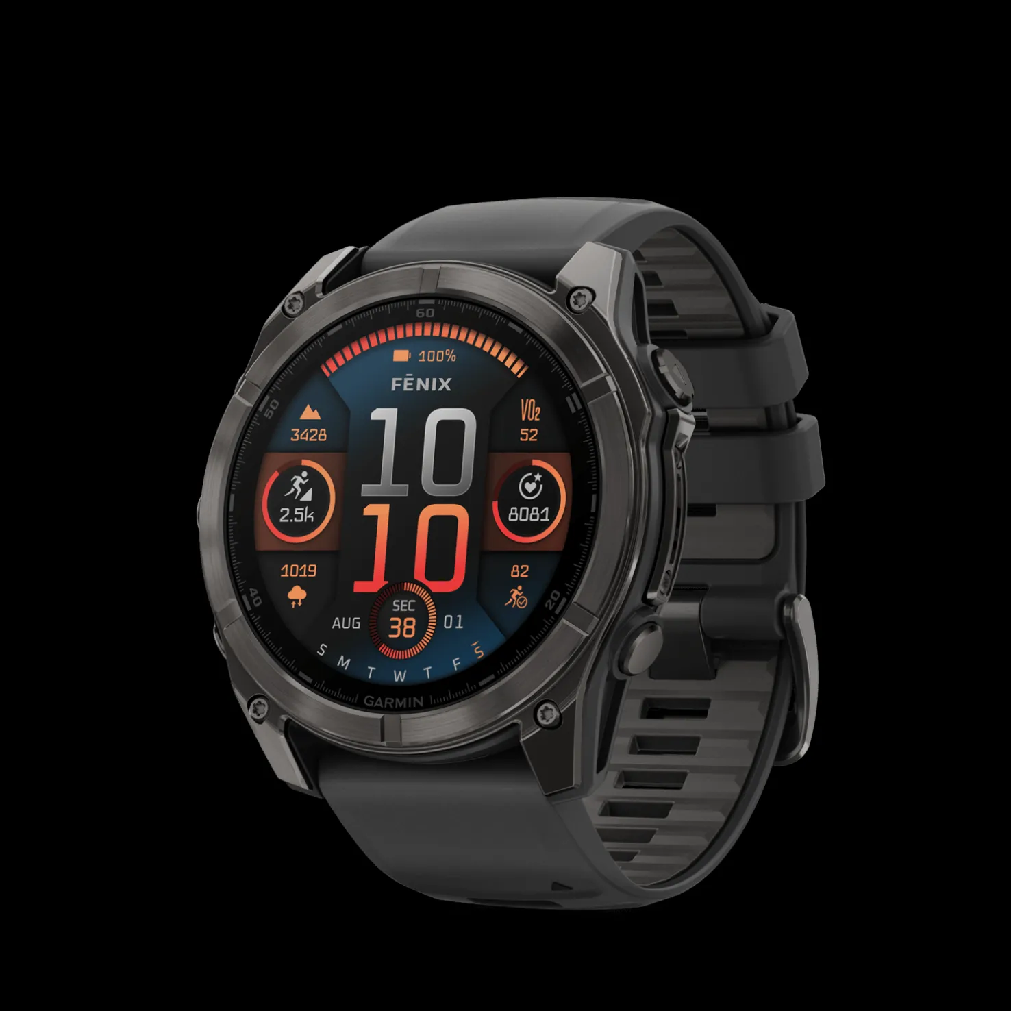 fenix 8 – 51 mm, AMOLED, Sapphire, Titanium, älykello, unisex - Sykemittarit - fenix 8 – 51 mm, AMOLED, Sapphire, Titanium, älykello, unisex