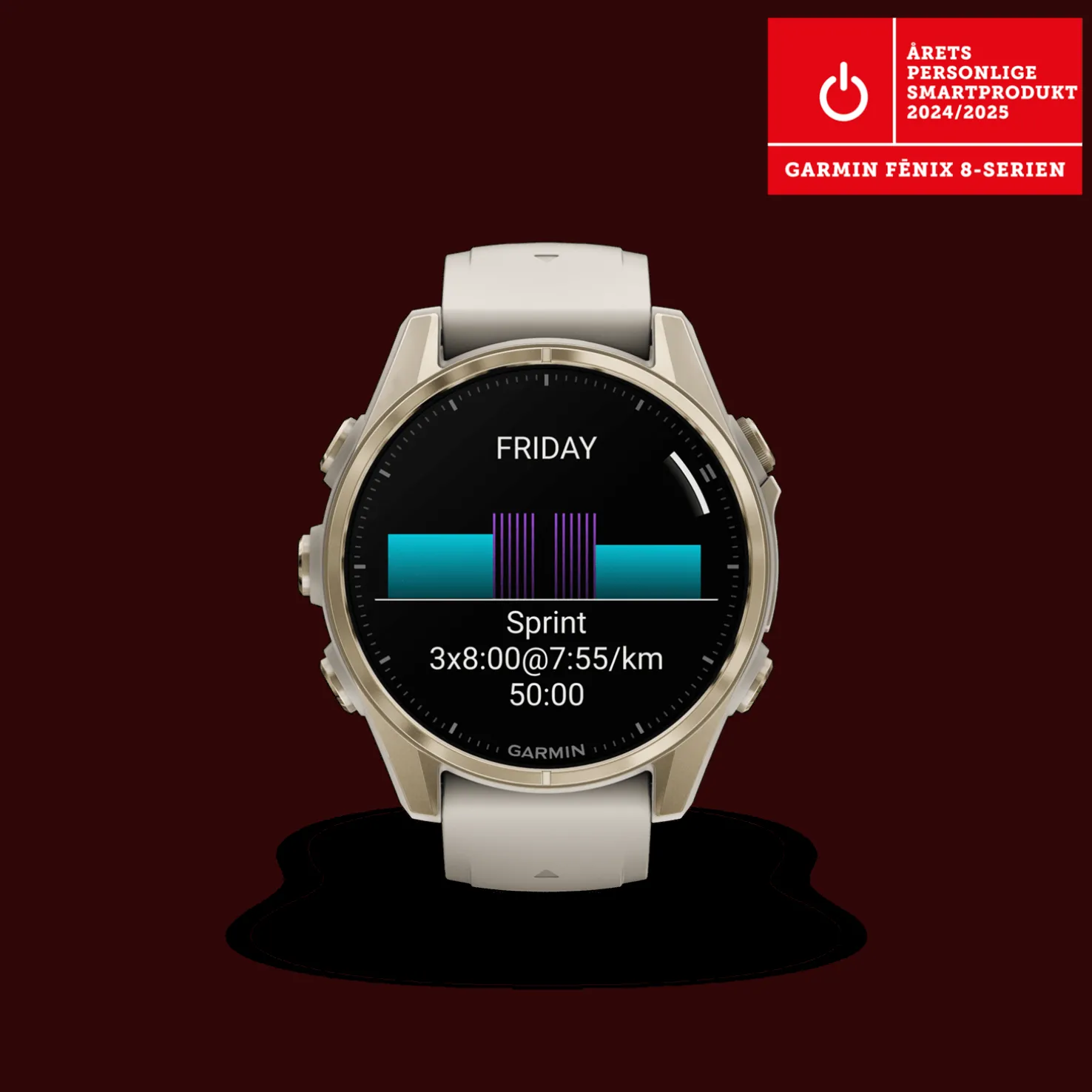 fenix 8 – 43 mm, AMOLED, Sapphire, älykello, unisex - Sykemittarit - fenix 8 – 43 mm, AMOLED, Sapphire, älykello, unisex