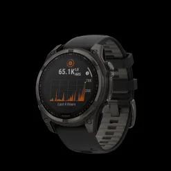 fenix 8 – 47 mm, Solar, Sapphire, Carbon Gray DLC Ti, älykello, unisex - Sykemittarit - fenix 8 – 47 mm, Solar, Sapphire, Carbon Gray DLC Ti, älykello, unisex