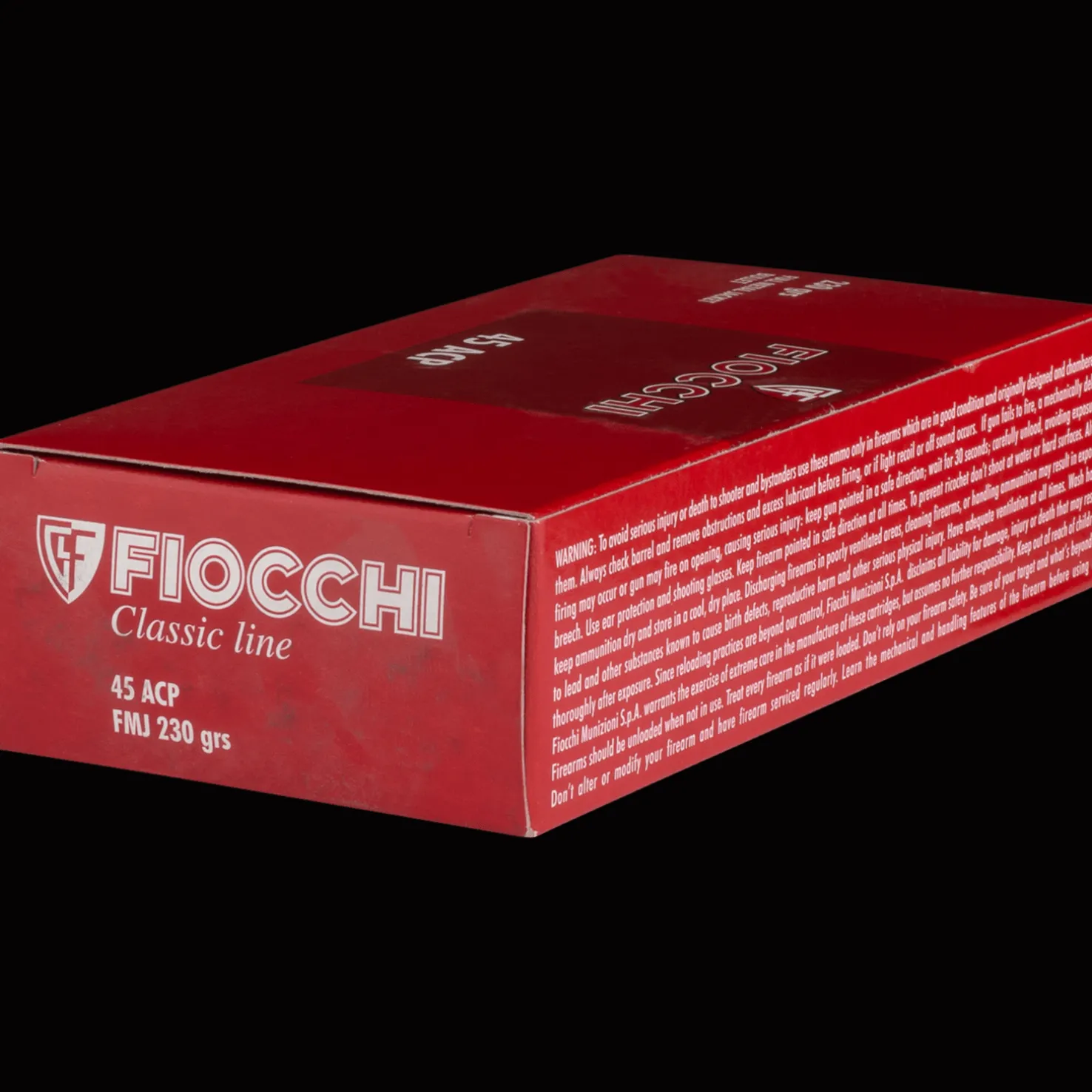 Fiocchi 45ACP 230 grs FMJ pistoolinpatruuna - Pistoolien Ja Revolverien Patruunat - Fiocchi 45ACP 230 grs FMJ pistoolinpatruuna