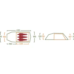 Fjellheimen Superlight 3 Camp, teltta 3 hkl - Vaellusteltat - Fjellheimen Superlight 3 Camp, teltta 3 hkl