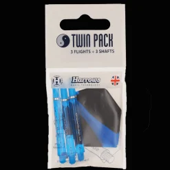 Flights & Shafts Twin Pack, dartstikan varsi- ja sulkasarja - Tikanheitto - Flights & Shafts Twin Pack, dartstikan varsi- ja sulkasarja