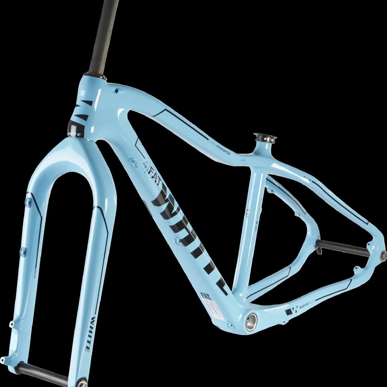 Frame set 4 Fat Interceptor Carbon (w/fork) 17 - Polkupyörän Rungot - Frame set 4 Fat Interceptor Carbon (w/fork) 17