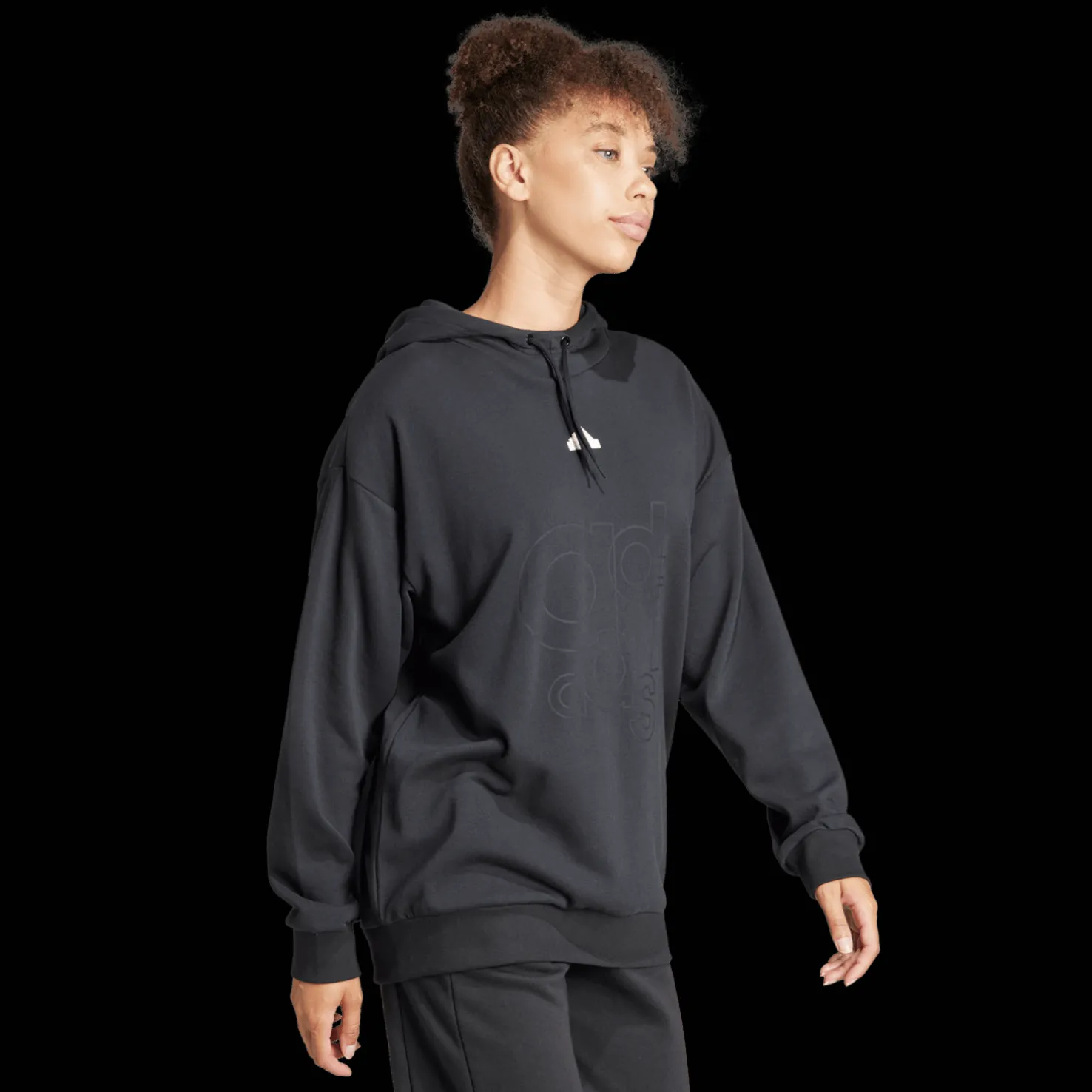 French Terry Print Hoodie, naisten huppari - Vapaa-Ajan Paidat - French Terry Print Hoodie, naisten huppari