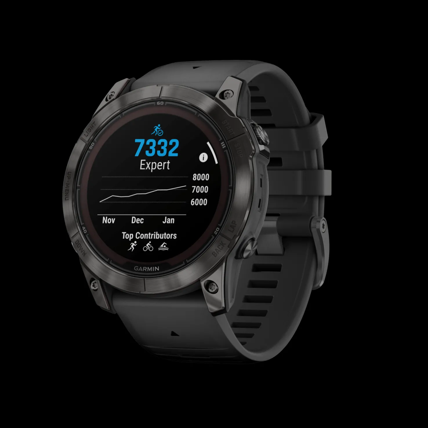 Garmin fenix 7X Pro – Sapphire Solar Edition, 51mm urkasse, Carbon Gray, Älykello, unisex - Sykemittarit - Garmin fenix 7X Pro – Sapphire Solar Edition, 51mm urkasse, Carbon Gray, Älykello, unisex