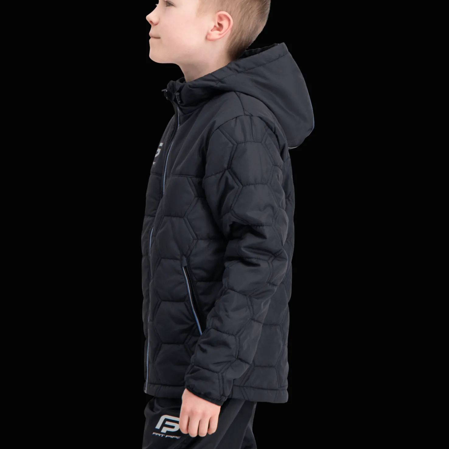 Gibson Hooded Light Padded Jacket, nuorten takki - Salibandyvaatteet - Gibson Hooded Light Padded Jacket, nuorten takki