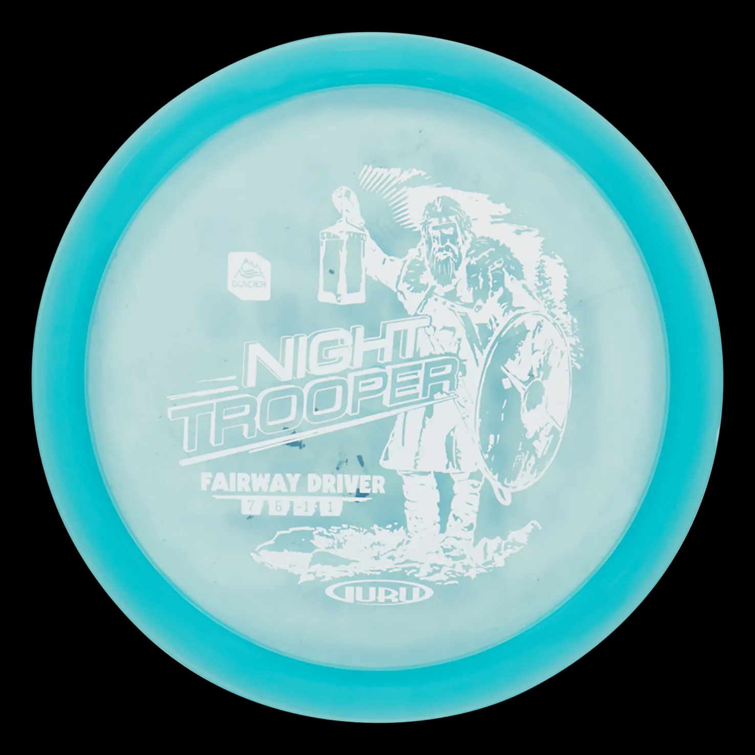 Glacier Line Driver Night Trooper, 170-175g, frisbeegolfkiekko - Frisbeegolf - Glacier Line Driver Night Trooper, 170-175g, frisbeegolfkiekko