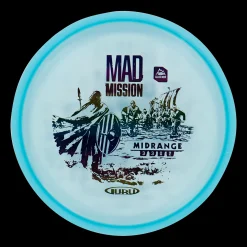 Glacier Line Midrange Mad Mission, 170-175g, midrange frisbeegolfkiekko - Frisbeegolf - Glacier Line Midrange Mad Mission, 170-175g, midrange frisbeegolfkiekko