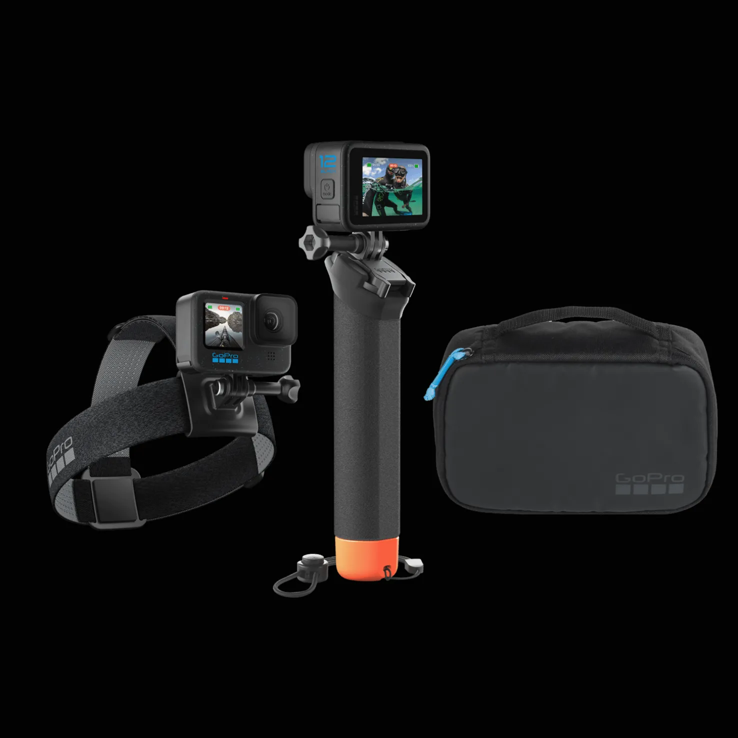 GoPro Adventure Kit 3.0, kuvauskahva + päähihna - Kameroiden lisävarusteet - GoPro Adventure Kit 3.0, kuvauskahva + päähihna