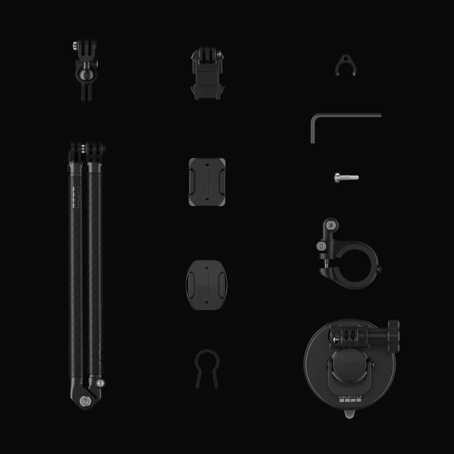 GoPro Boom + Adhesive Mounts, jatkovarsi - Kameroiden lisävarusteet - GoPro Boom + Adhesive Mounts, jatkovarsi