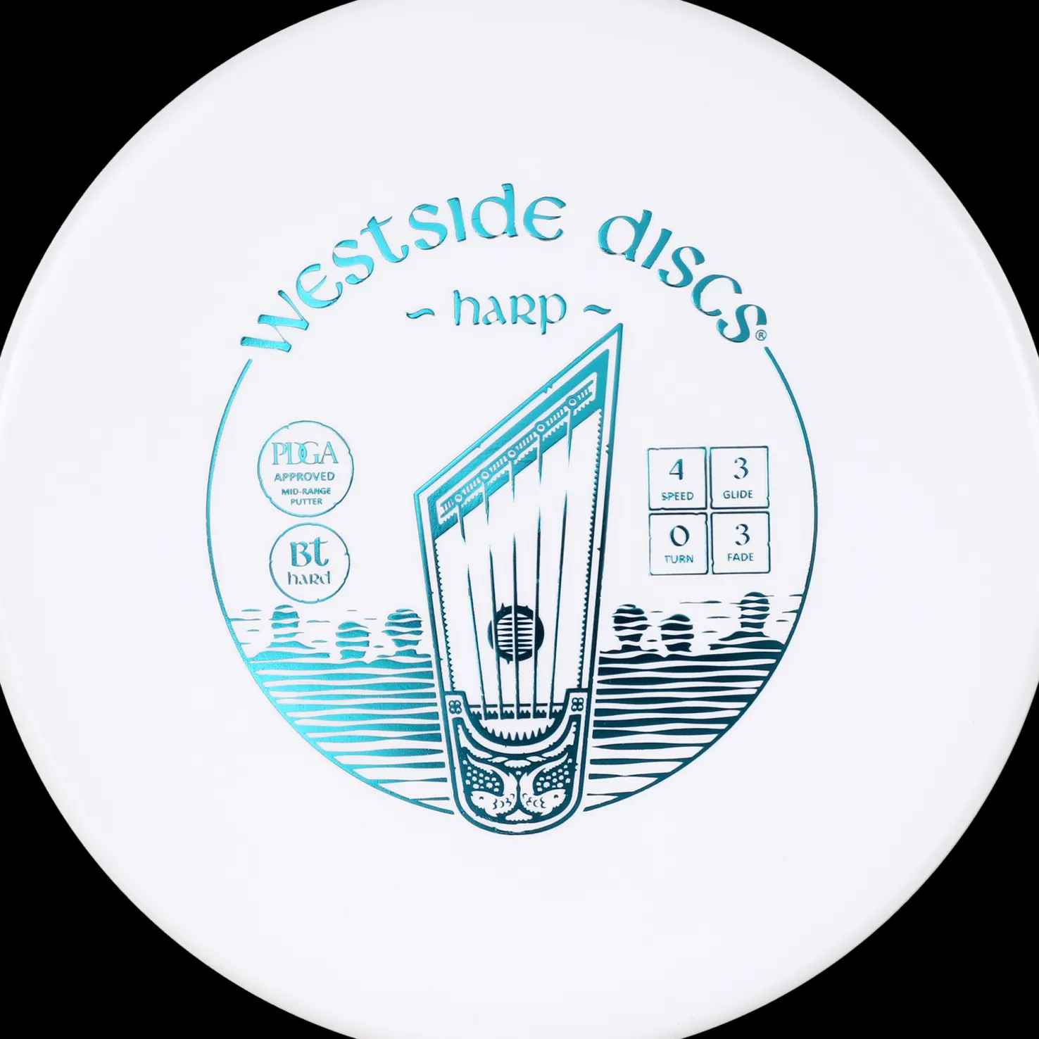 Harp BT Hard Putter 173+, frisbeegolfkiekko - Frisbeegolf - Harp BT Hard Putter 173+, frisbeegolfkiekko