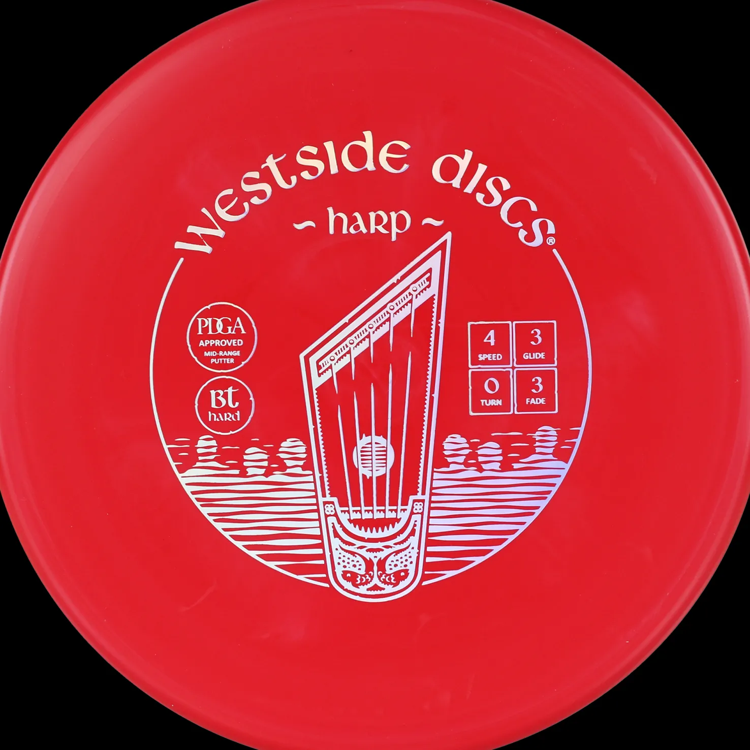 Harp BT Hard Putter 173+, frisbeegolfkiekko - Frisbeegolf - Harp BT Hard Putter 173+, frisbeegolfkiekko