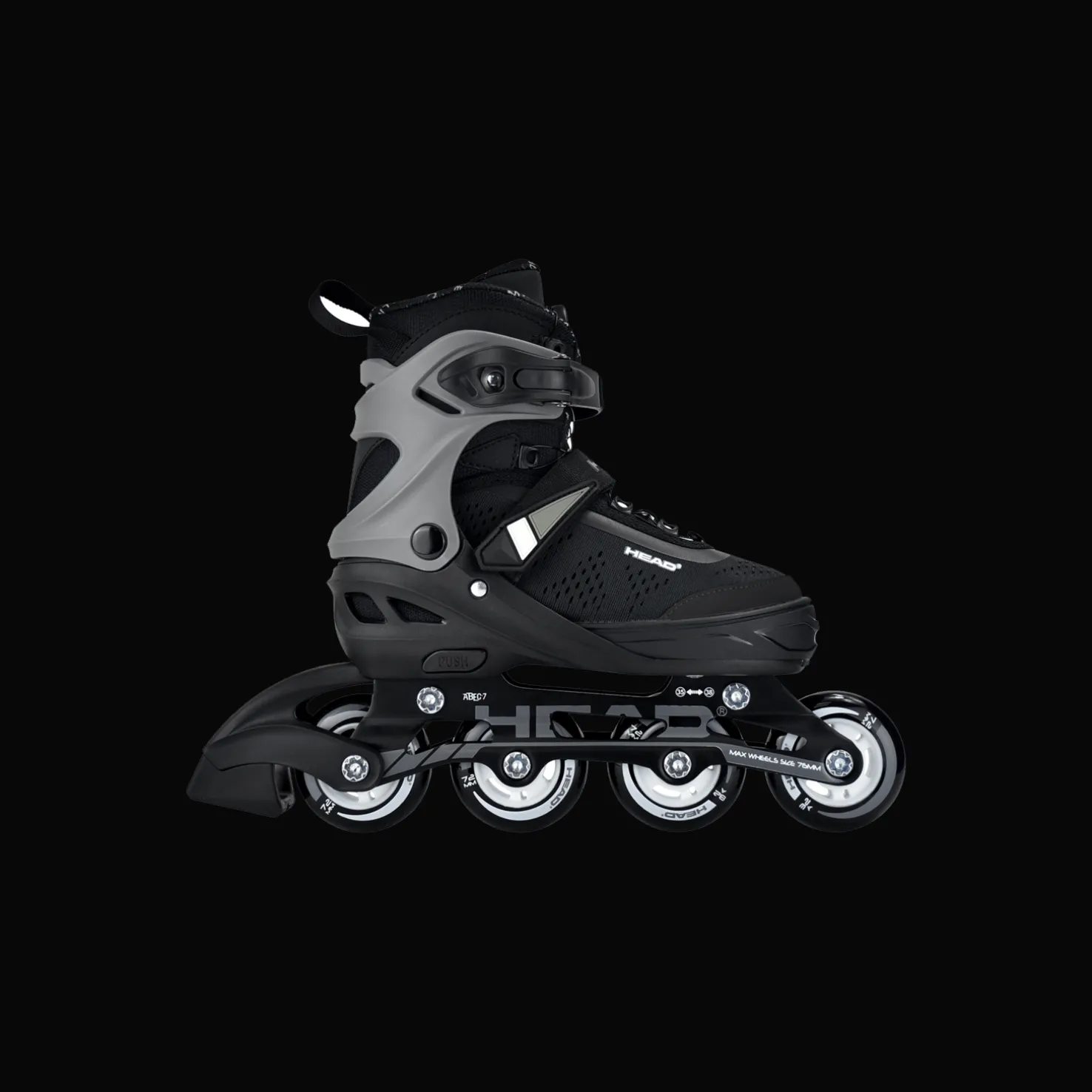 Head Essence 70 Adjustable Inline Skate 24/25, säädettävät rullaluistimet lapset/nuoret - Rullaluistimet - Head Essence 70 Adjustable Inline Skate 24/25, säädettävät rullaluistimet lapset/nuoret