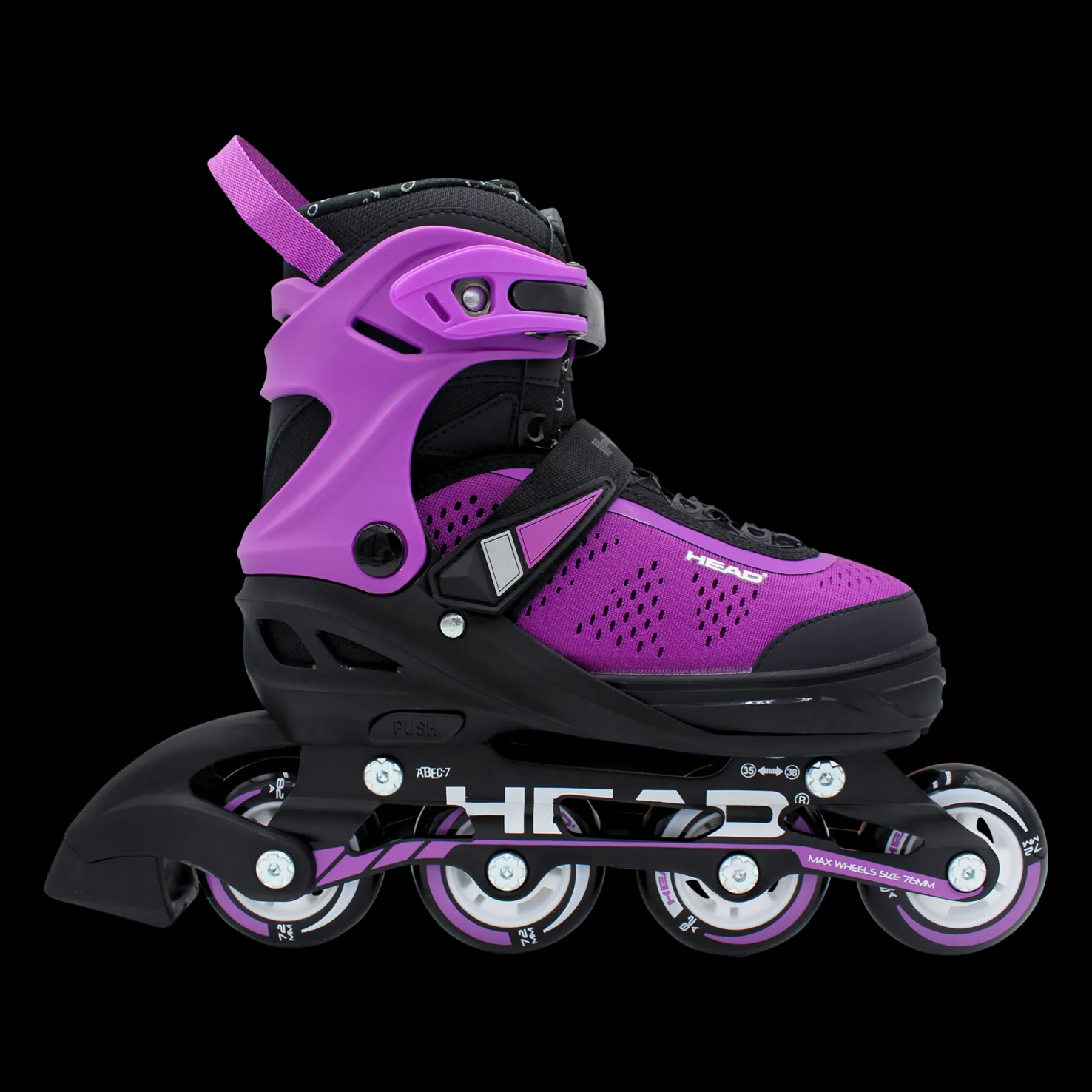 Head Essence 70 Adjustable Inline Skate 24/25, säädettävät rullaluistimet lapset/nuoret - Rullaluistimet - Head Essence 70 Adjustable Inline Skate 24/25, säädettävät rullaluistimet lapset/nuoret