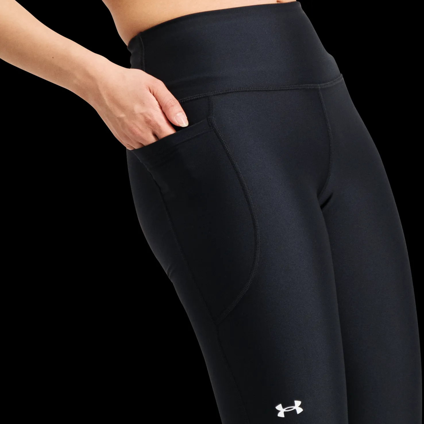 HeatGear Armour Hi-Rise Leggings, naisten treenitrikoot - Treenitrikoot - HeatGear Armour Hi-Rise Leggings, naisten treenitrikoot