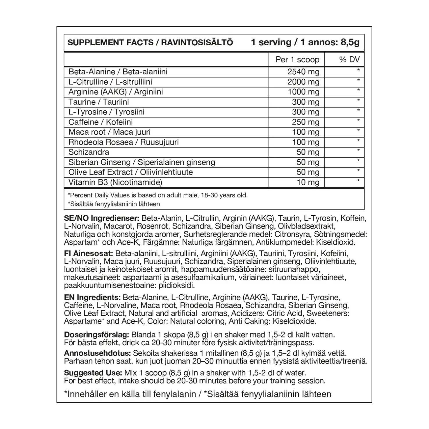 Hemocharged (Fruit Punch (340g), pre-workout-jauhe - Pre-Workout Juomat - Hemocharged (Fruit Punch (340g), pre-workout-jauhe