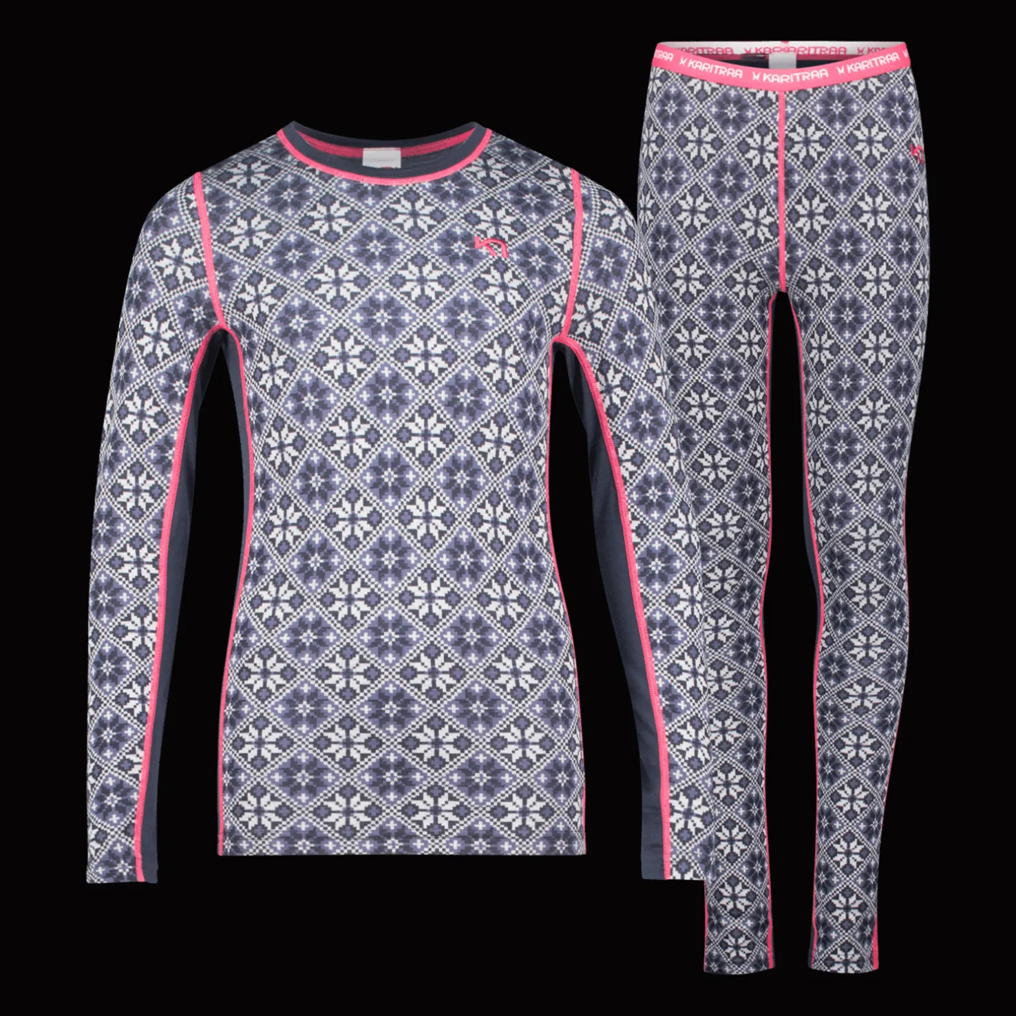 Hennie Set, nuorten villakerrasto - Pitkät Alushousut - Hennie Set, nuorten villakerrasto