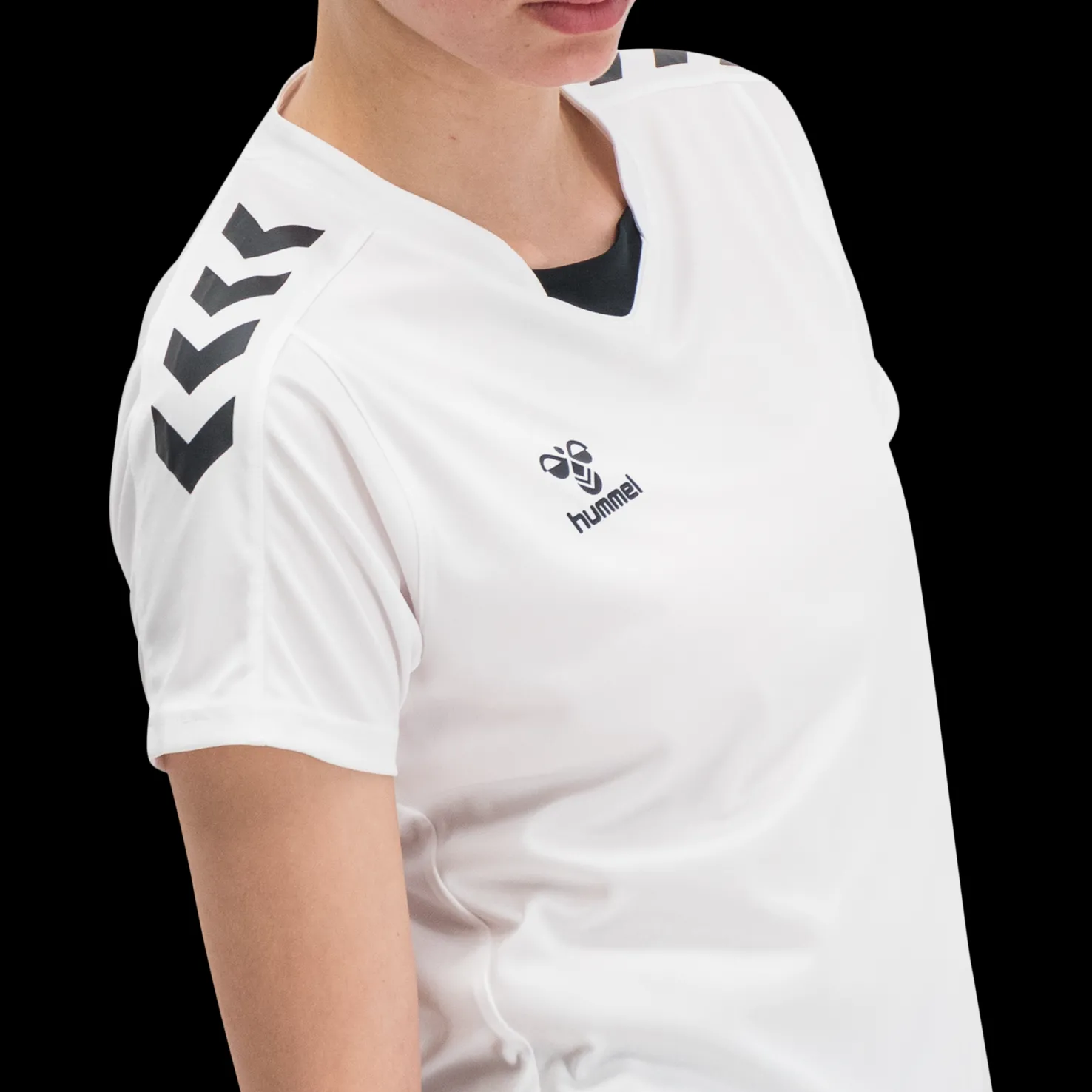 hmlCORE XK Poly Jersey Short Sleeve, harjoituspaita naisille - Käsipallovaatteet - hmlCORE XK Poly Jersey Short Sleeve, harjoituspaita naisille