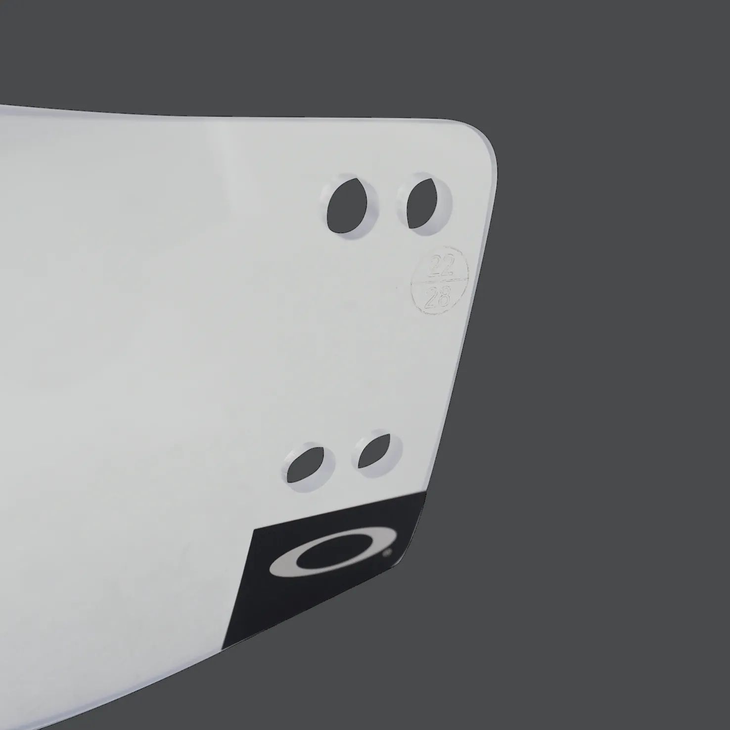 Hockey Certified Euro Visor Clear-23/24, jääkiekkokypärän visiiri - Jääkiekkotarvikkeet - Hockey Certified Euro Visor Clear-23/24, jääkiekkokypärän visiiri