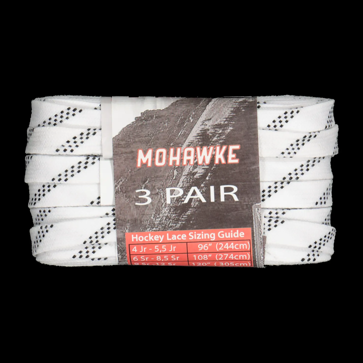 Hockey Laces White, Waxed 3 Pack 23/24, waxed 3 pack - Jääkiekkotarvikkeet - Hockey Laces White, Waxed 3 Pack 23/24, waxed 3 pack