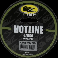 Hot Line, Gädda 200m 0,35mm - Siimat Ja Perukkeet Kalastukseen - Hot Line, Gädda 200m 0,35mm