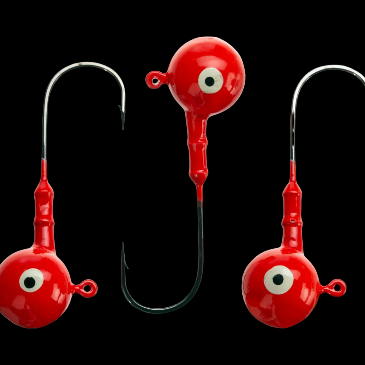 Ifish big game -jigipää, 3 kpl. 8/0 35,0 g fluo.pun. - Kalastustarvikkeet - Ifish big game -jigipää, 3 kpl. 8/0 35,0 g fluo.pun.