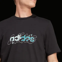 Illustrated Linear Graphic T-Shirt, miesten t-paita - Vapaa-Ajan T-Paidat - Illustrated Linear Graphic T-Shirt, miesten t-paita