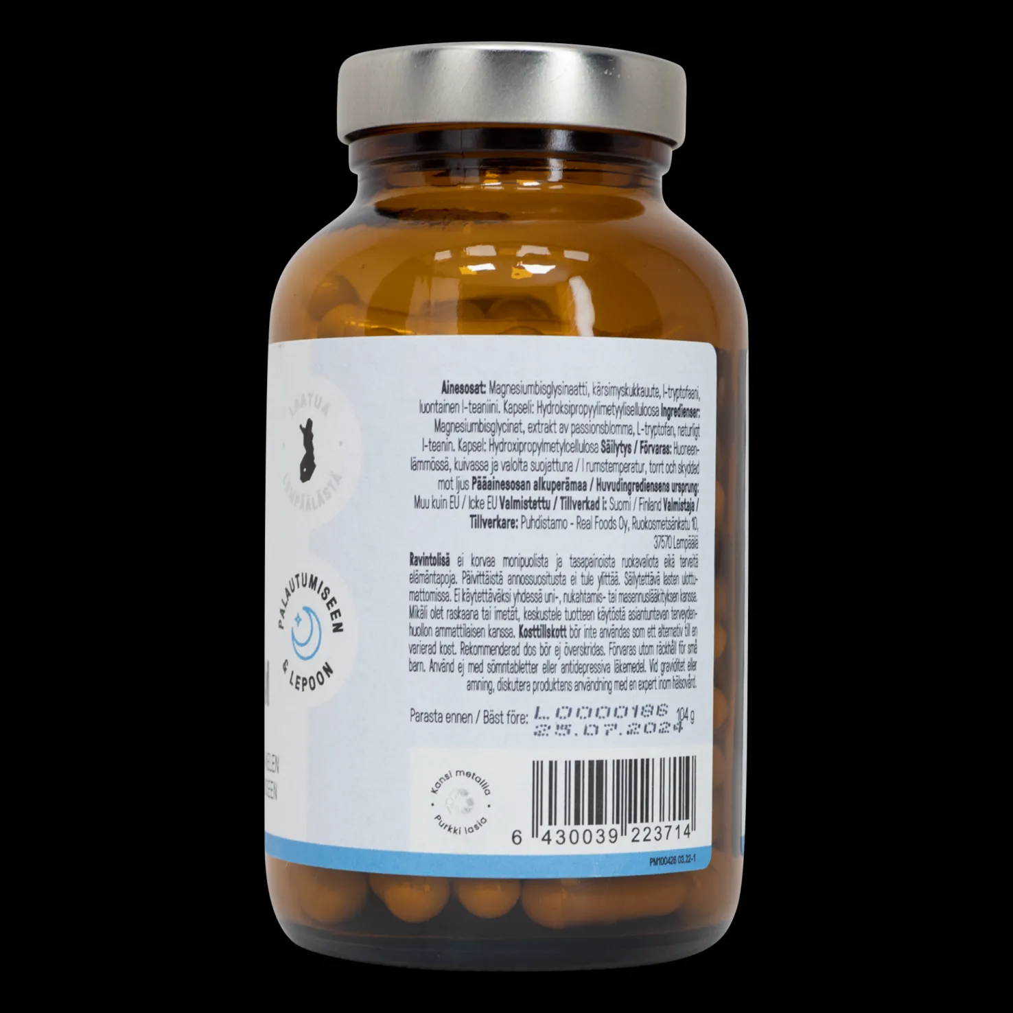 Ilta Magnesium 125 mg, 120 kapselia, ravintolisä - Superfood ja luonnolliset ravinteet - Ilta Magnesium 125 mg, 120 kapselia, ravintolisä