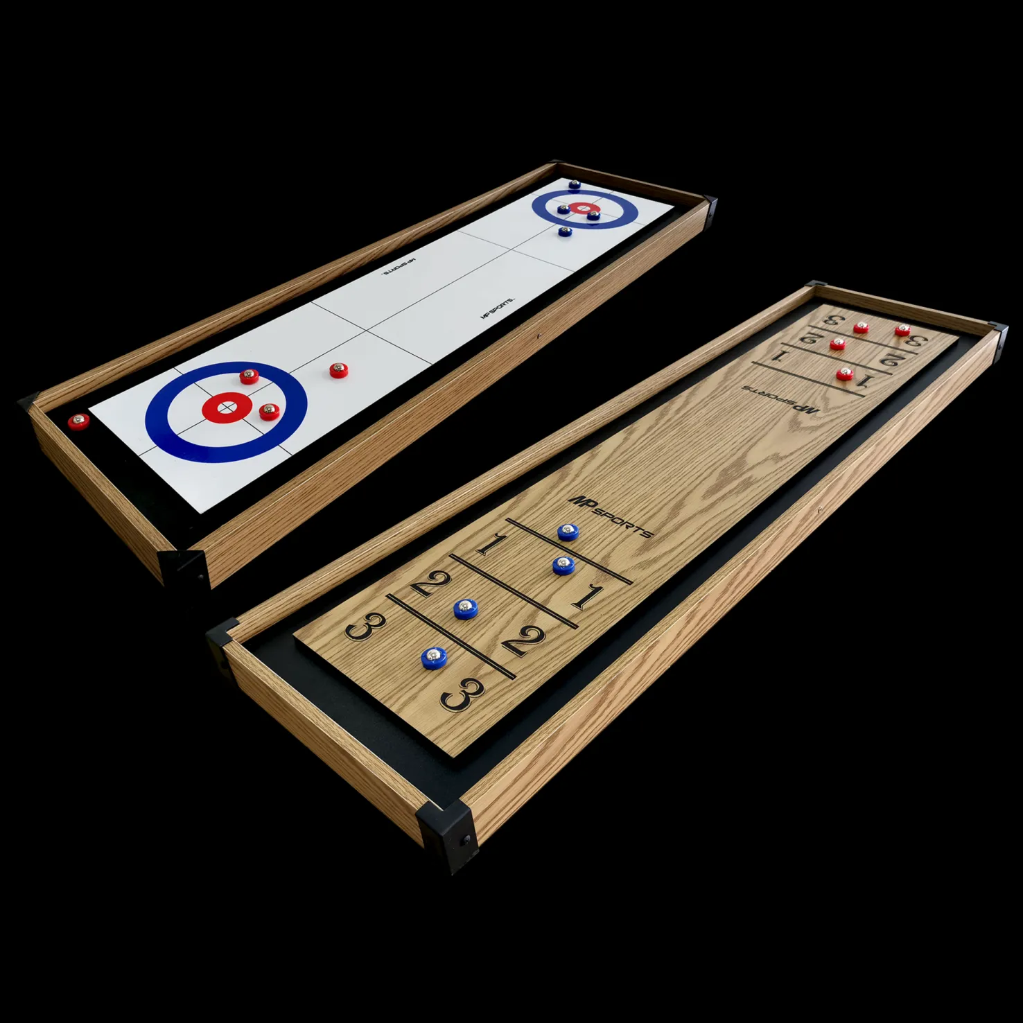 2in1 Curling/shuffleborad - Pelit Ja Lelut - 2in1 Curling/shuffleborad