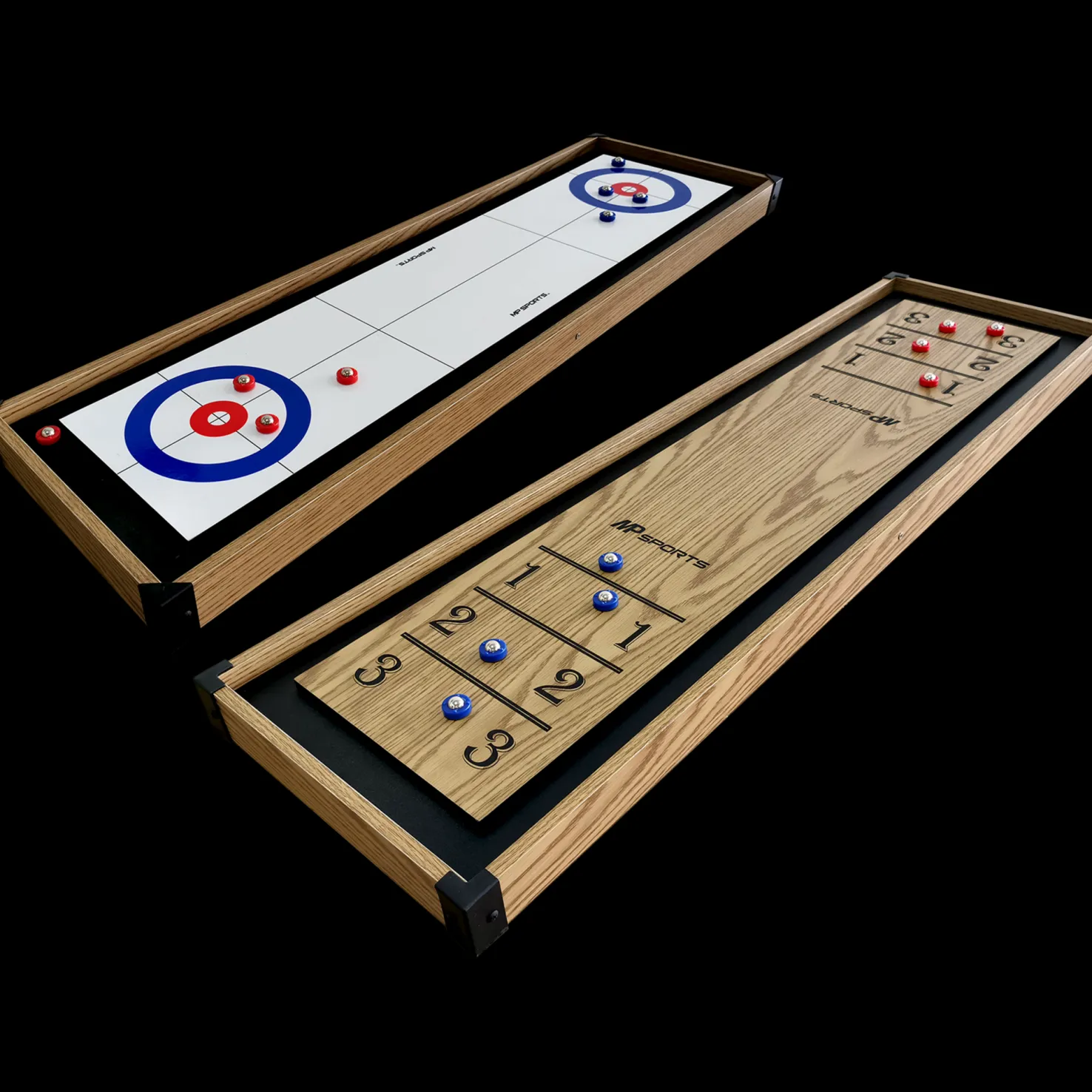 2in1 Curling/shuffleborad - Pelit Ja Lelut - 2in1 Curling/shuffleborad