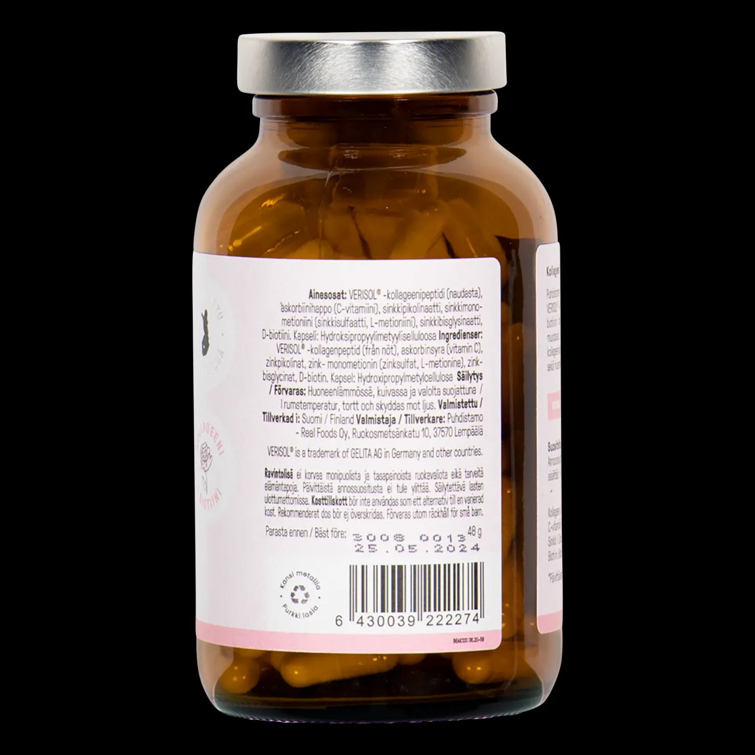 Kollageeni Beauty-kapseli 120 kps - Superfood ja luonnolliset ravinteet - Kollageeni Beauty-kapseli 120 kps