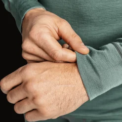 Laajias Merino Wool Polo Zip, miesten villapaita - Villakerrastot yläosat miehet - Laajias Merino Wool Polo Zip, miesten villapaita