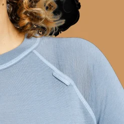 Laajias Merino Wool Roundneck, naisten villapaita - Villakerrastot yläosat naiset - Laajias Merino Wool Roundneck, naisten villapaita