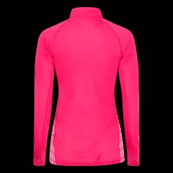 Lekker Half Zip, naisten villapaita - Villakerrastot yläosat naiset - Lekker Half Zip, naisten villapaita