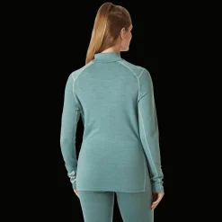 LIFA Merino Midweight Graphic 1/2 Zip, naisten villapaita - Villakerrastot yläosat naiset - LIFA Merino Midweight Graphic 1/2 Zip, naisten villapaita