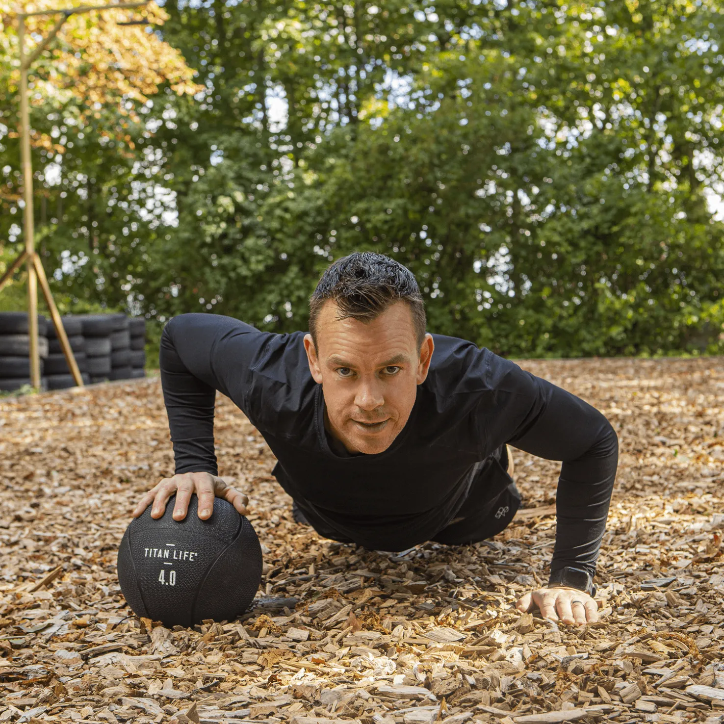 Medicine Ball 4 kg, kuntopallo - Core-Harjoittelu - Medicine Ball 4 kg, kuntopallo